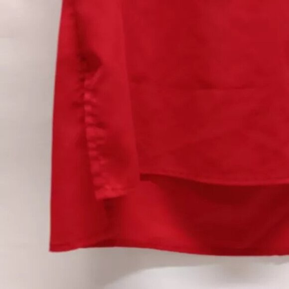 Calvin Klein Women's Sleeveless Pullover Blouse Red Small Lightweight Office GUC - Picture 4 of 9